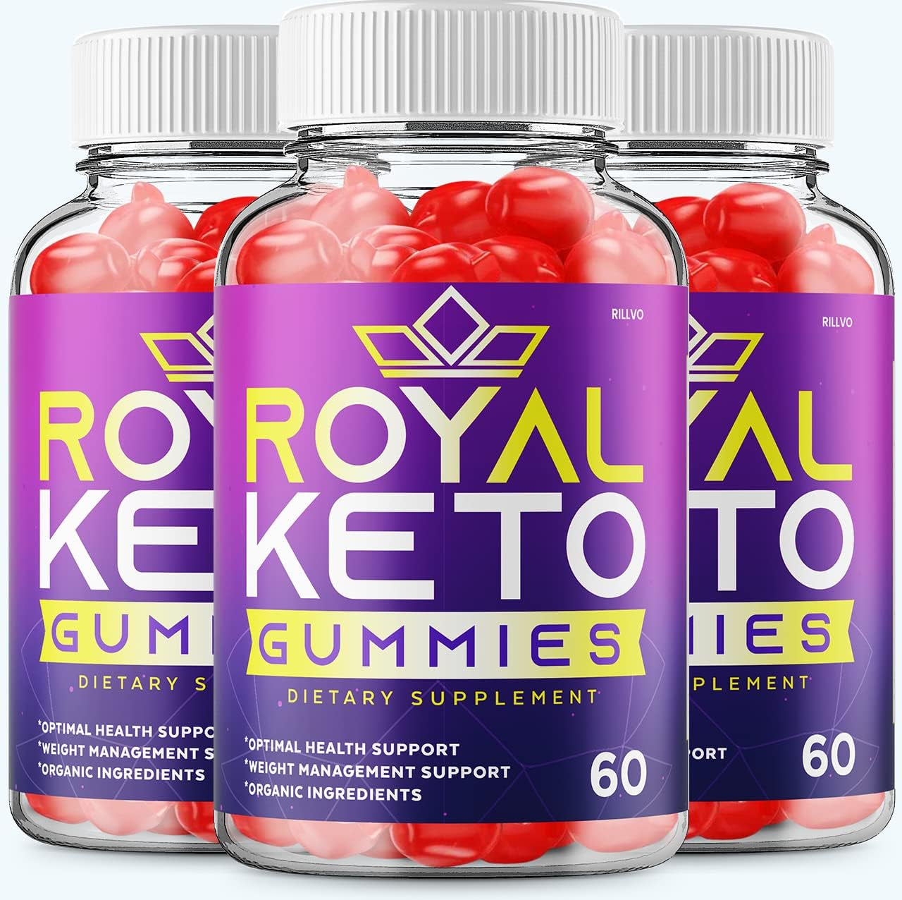 (3 Pack) Royal Keto Gummies Advanced Formula Royal Keto ACV Gummies Apple Cider Vinegar (180 Gummies)