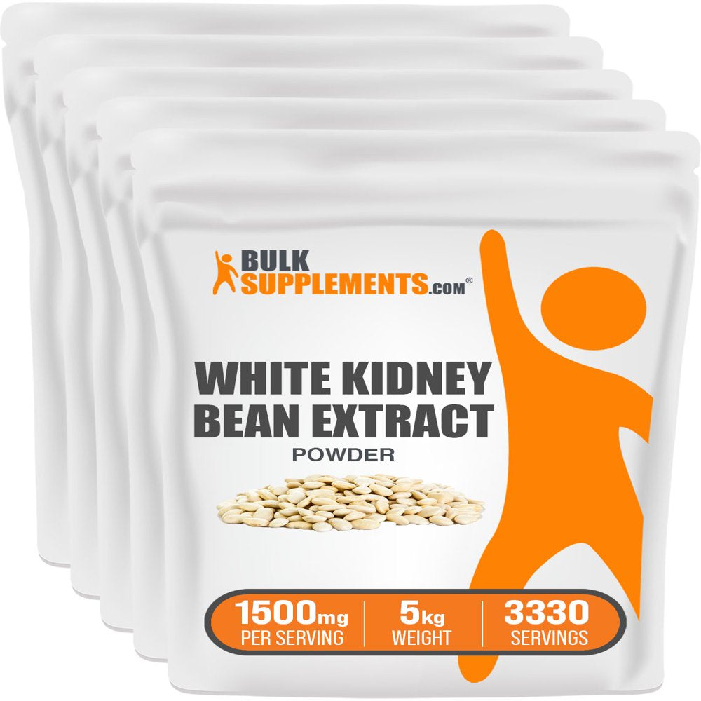 Bulksupplements.Com White Kidney Bean Extract - Hunger Suppressant for Men - Sugar Blocker - Lean Bean - Carb Blocker (5 Kilograms)