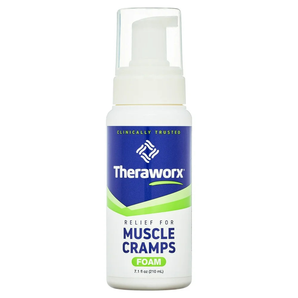 Theraworx Relief Muscle Cramp and Spasm Relief Foam, 7.1 Fl Oz