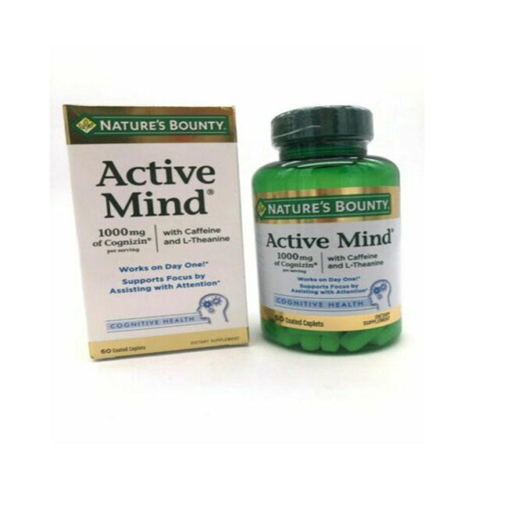 Nature'S Bounty Active Mind Cognitive Health Coated Caplets 60 Ea (Pack of 3)