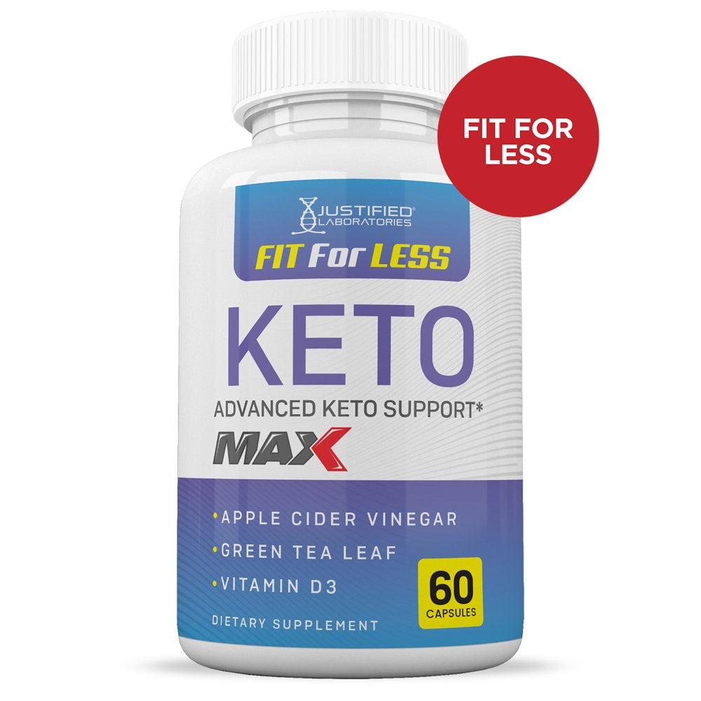 (3 Pack) Fit for Less Keto ACV MAX Pills 1675Mg Alternative to Gummies Dietary Supplement 180 Capsules