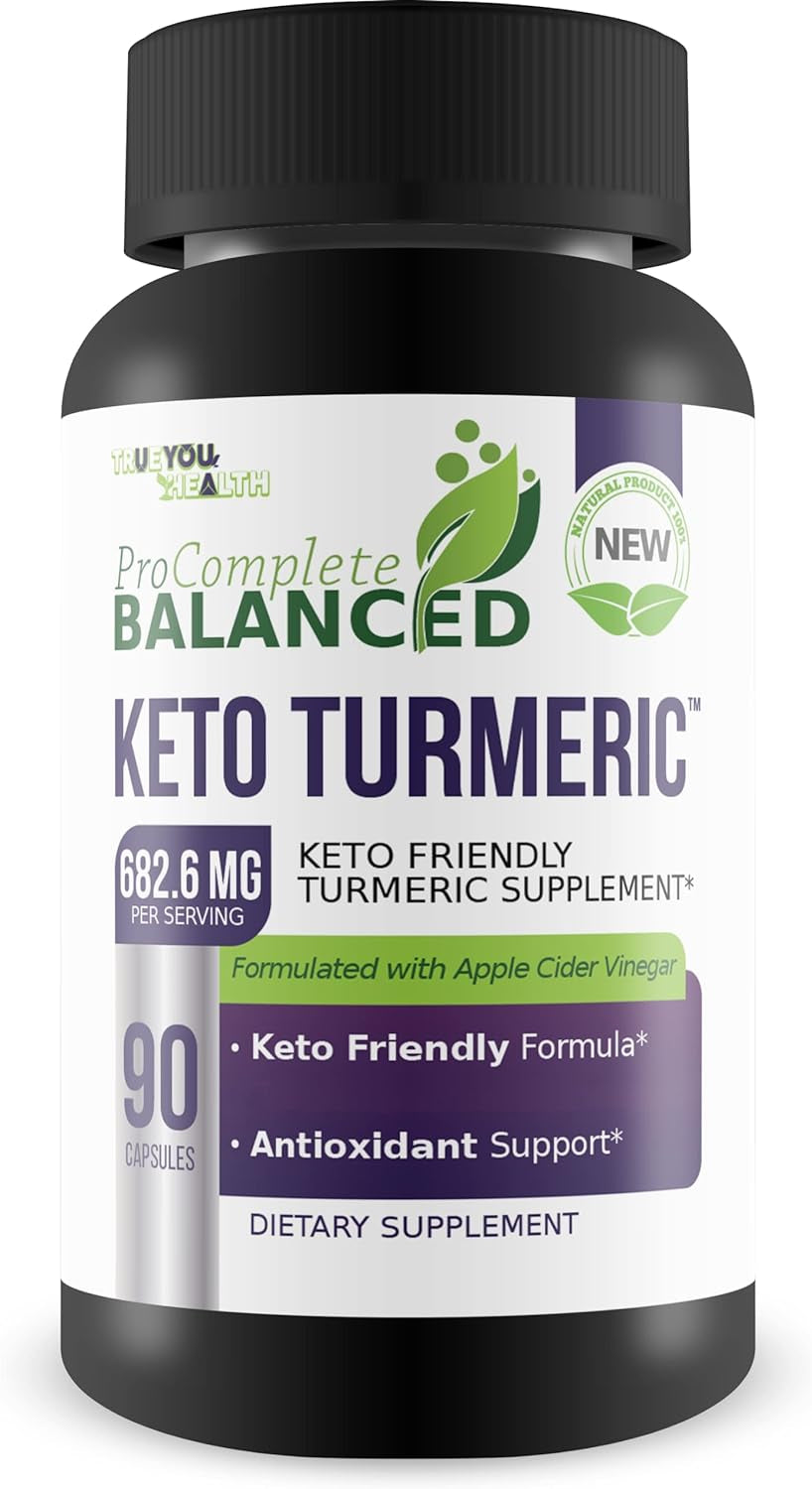 3X Pro Complete Balanced Keto Cleanse - 3 Month Supply - Help Flush Waste & Toxins - Keto Friendly Detox Cleanse with Psyllium - Natural Antioxidant Support - Aid Detoxification - Keto Turmeric