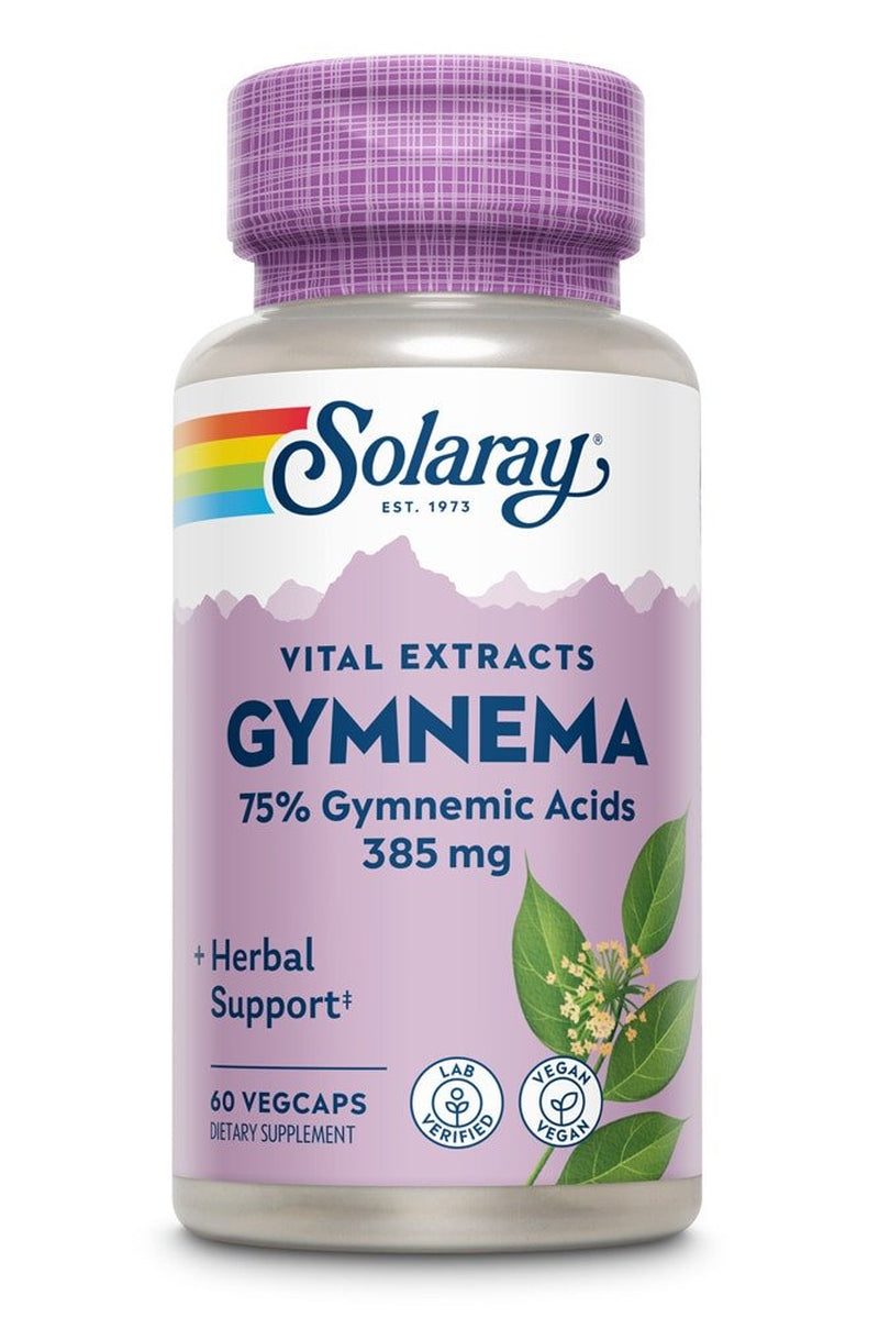 Solaray Gymnema Leaf Extract -- 385 Mg - 60 Vegcaps