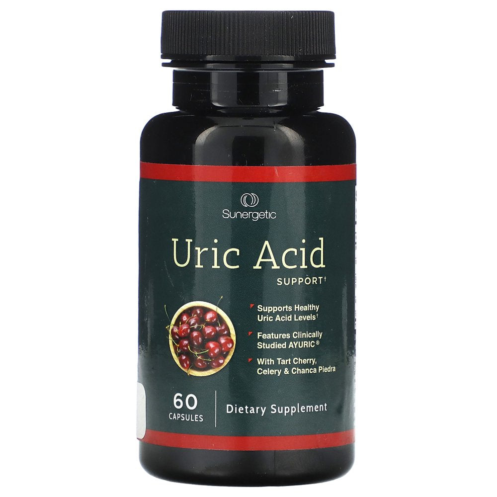 Premium Uric Acid Support Supplement – Uric Acid Formula & Urinary Tract Support – Includes Tart Cherry, Chanca Piedra, Celery Extract & Cranberry – 60 Veggie Capsules