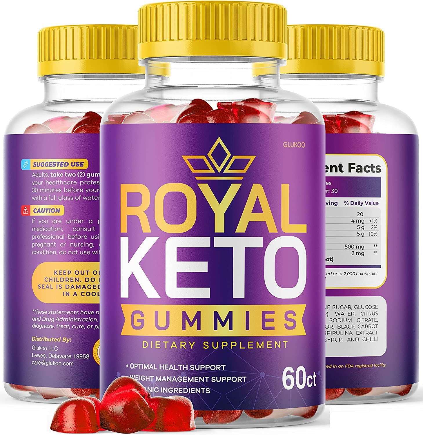 (5 Pack) Royal Keto ACV Gummies - New Advance Formula Royalketo Apple Cider Vinegar Gummys, Advanced Royalgummies Max for Health, Royalgummys, Gummy S For150 Days