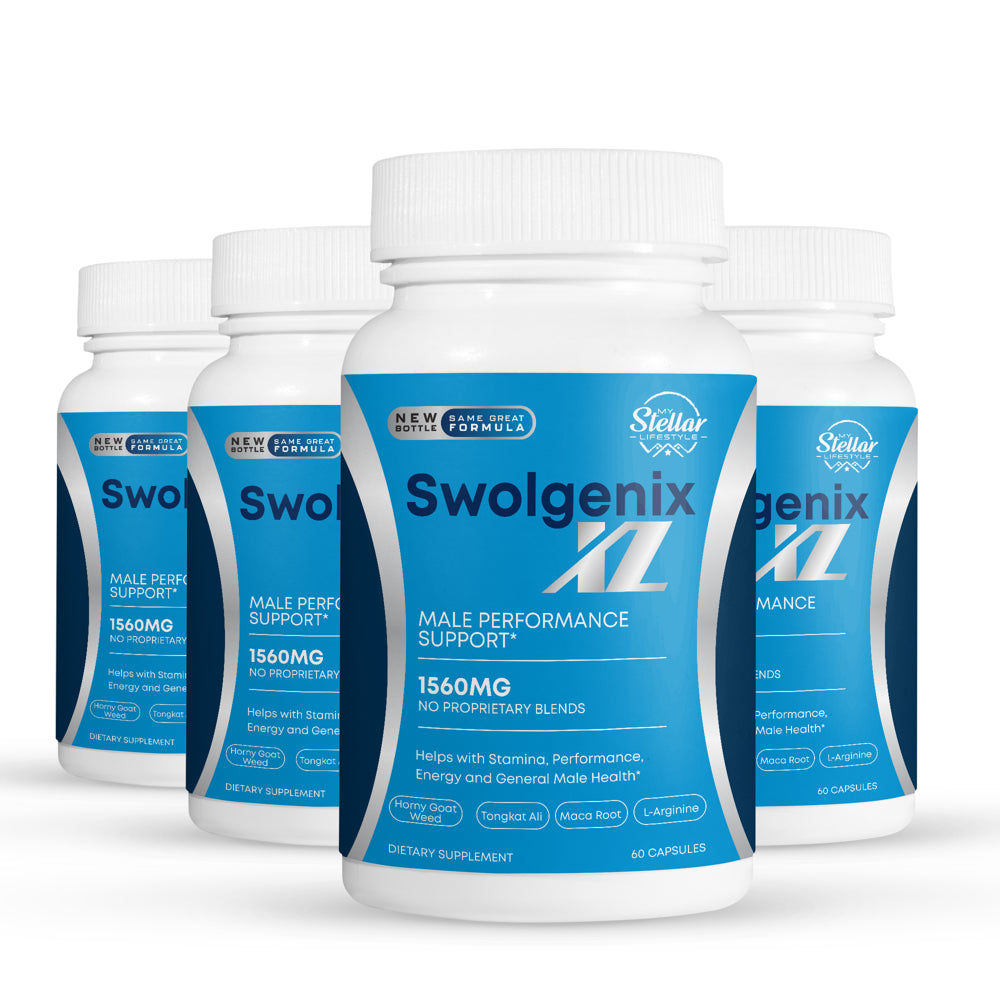 4 Pack Swolgenix XL Male Performance Support-60 Capsules X4