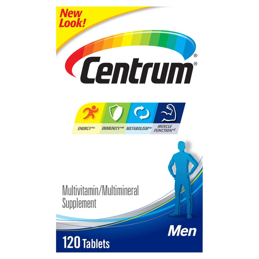 Centrum Multivitamin for Men, Multivitamin/Multimineral Supplement with Vitamin D3 - 120 Count