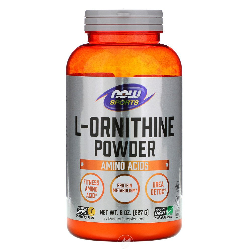 NOW Sports L-Ornithine Powder 8 Oz