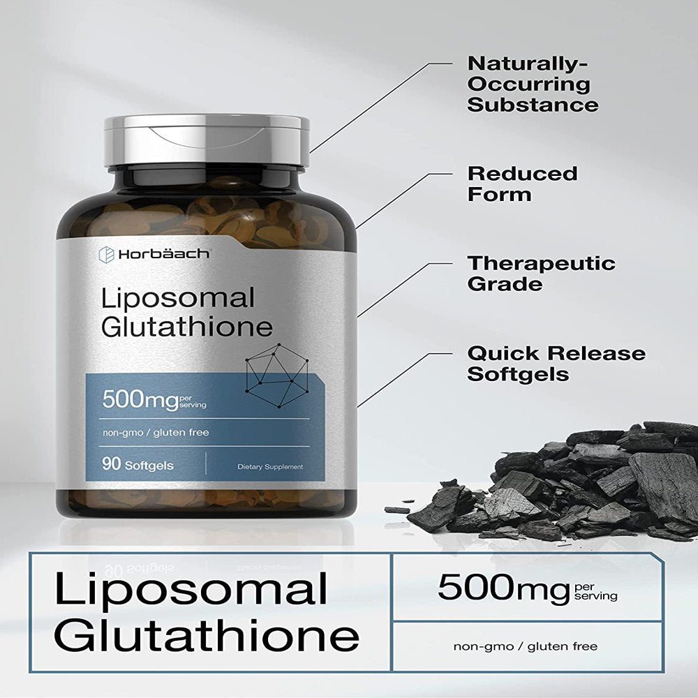 Liposomal Glutathione | 500Mg | 90 Softgels | by Horbaach