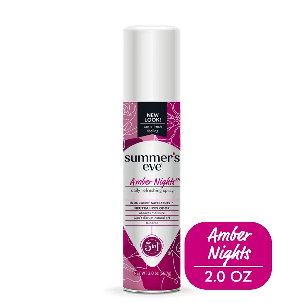 Summer'S Eve Amber Nights Daily Refreshing Feminine Spray, 2 Oz