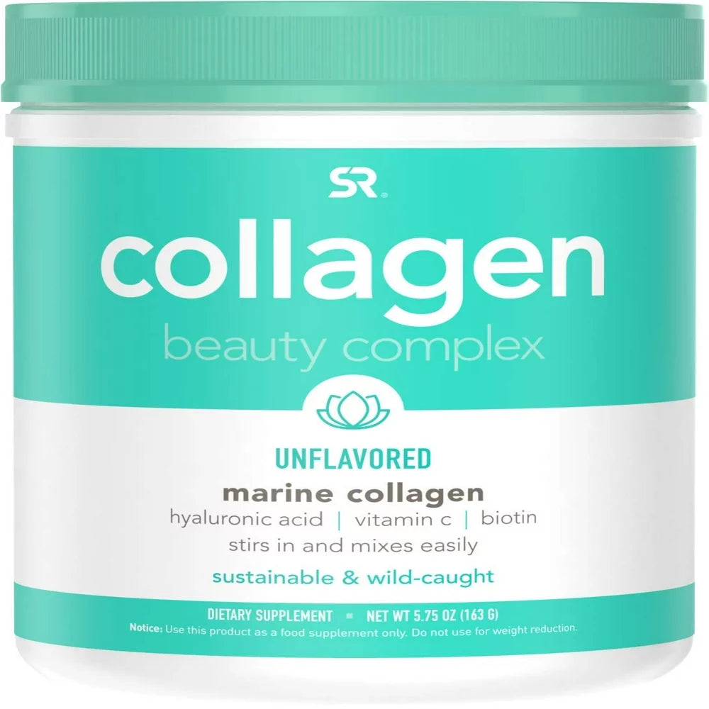 Sports Research Collagen Beauty Complex, Marine Collagen, Unflavored, 30 Servings