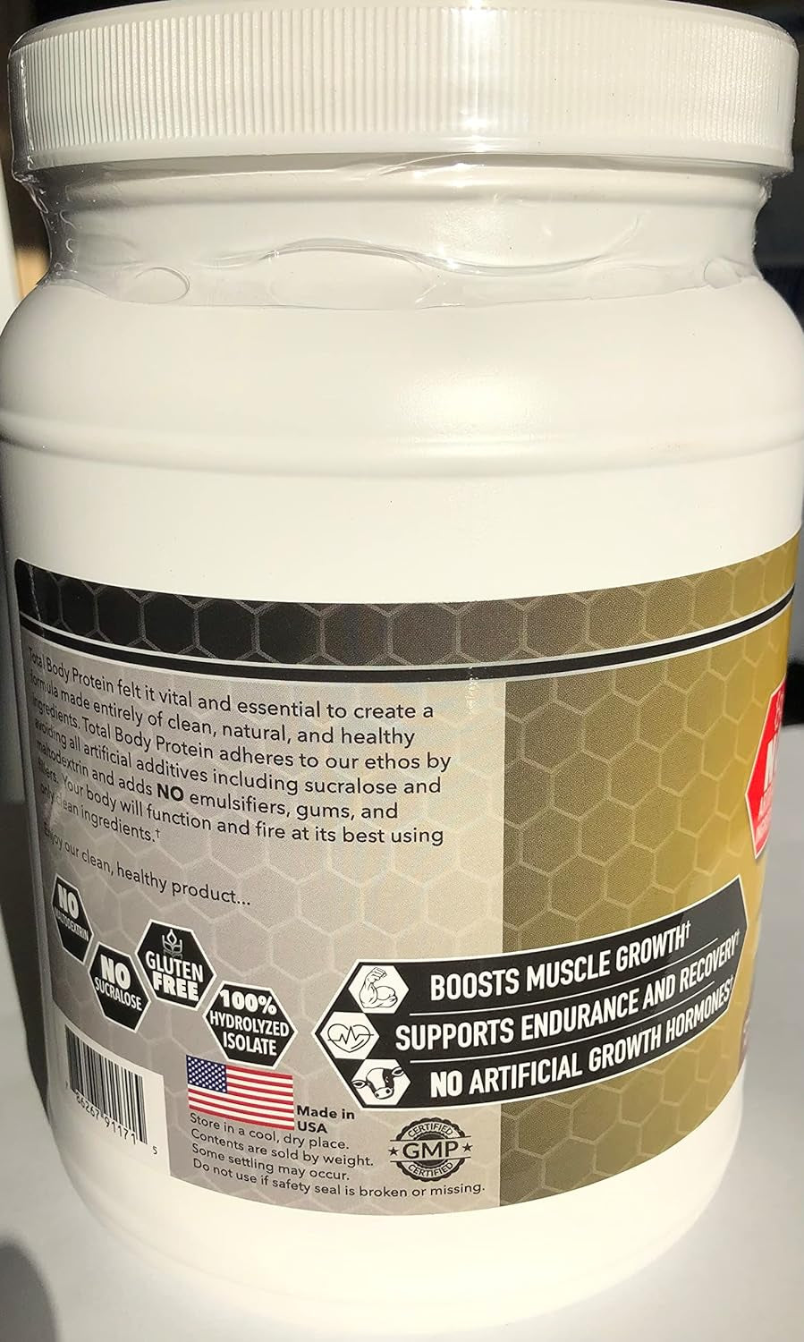 100% Whey Protein Isolate-No Artificial Ingredients-Gluten-Free, Lactose Free, Supports Muscle Growth & Muscle Repair-36G Protein per Serving-8.9G Bcaa-18G EAA