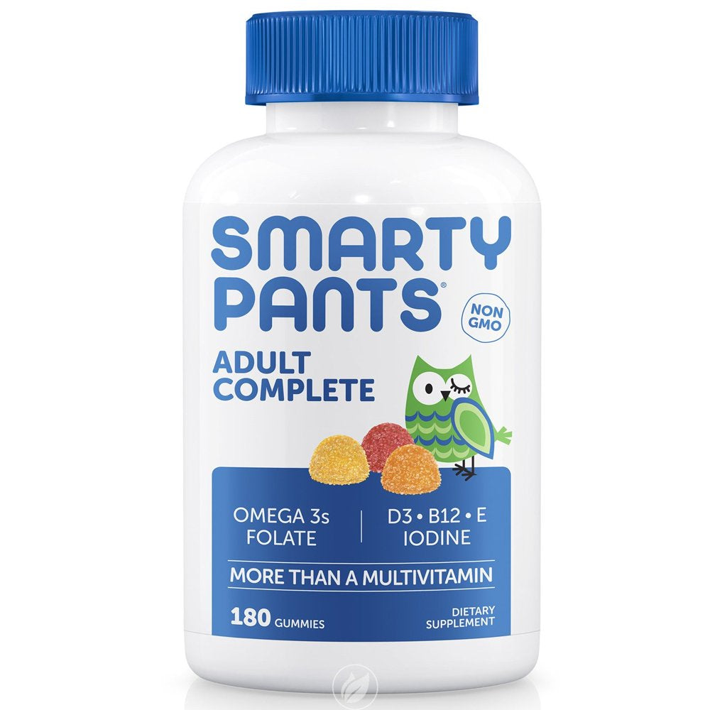 All-In-One Multivitamin plus Omega-3 plus Vitamin D 180 COUNT by Smartypants, Pack of 2