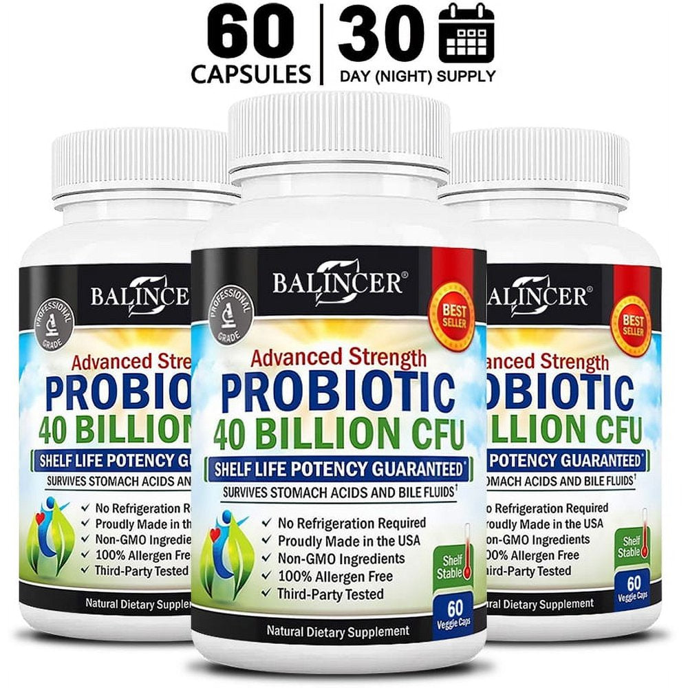 Balincer Probiotic Supplement - Aids Weight Loss & Improves Gut Health, Natural Detoxification, Fat Burning, Weight, Regularity & Digestion