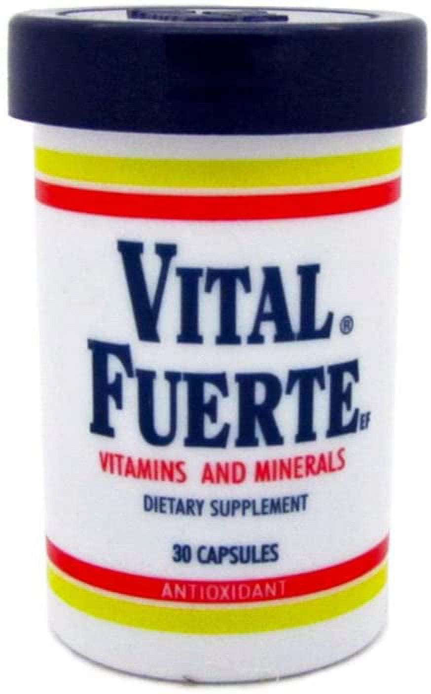 Vital Fuerte Vitamins Capsules 30 Ea (Pack of 3)