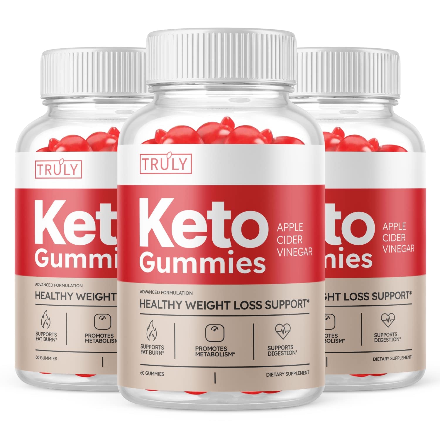 Truly Keto Gummies, Truly Keto ACV Gummies (3 Pack)