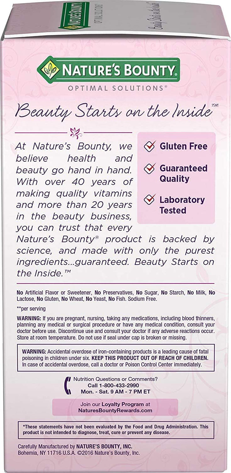 Nature'S Bounty Optimal Solutions Healthy Mom Prenatal Multivitamin Softgels - (Pack of 2)