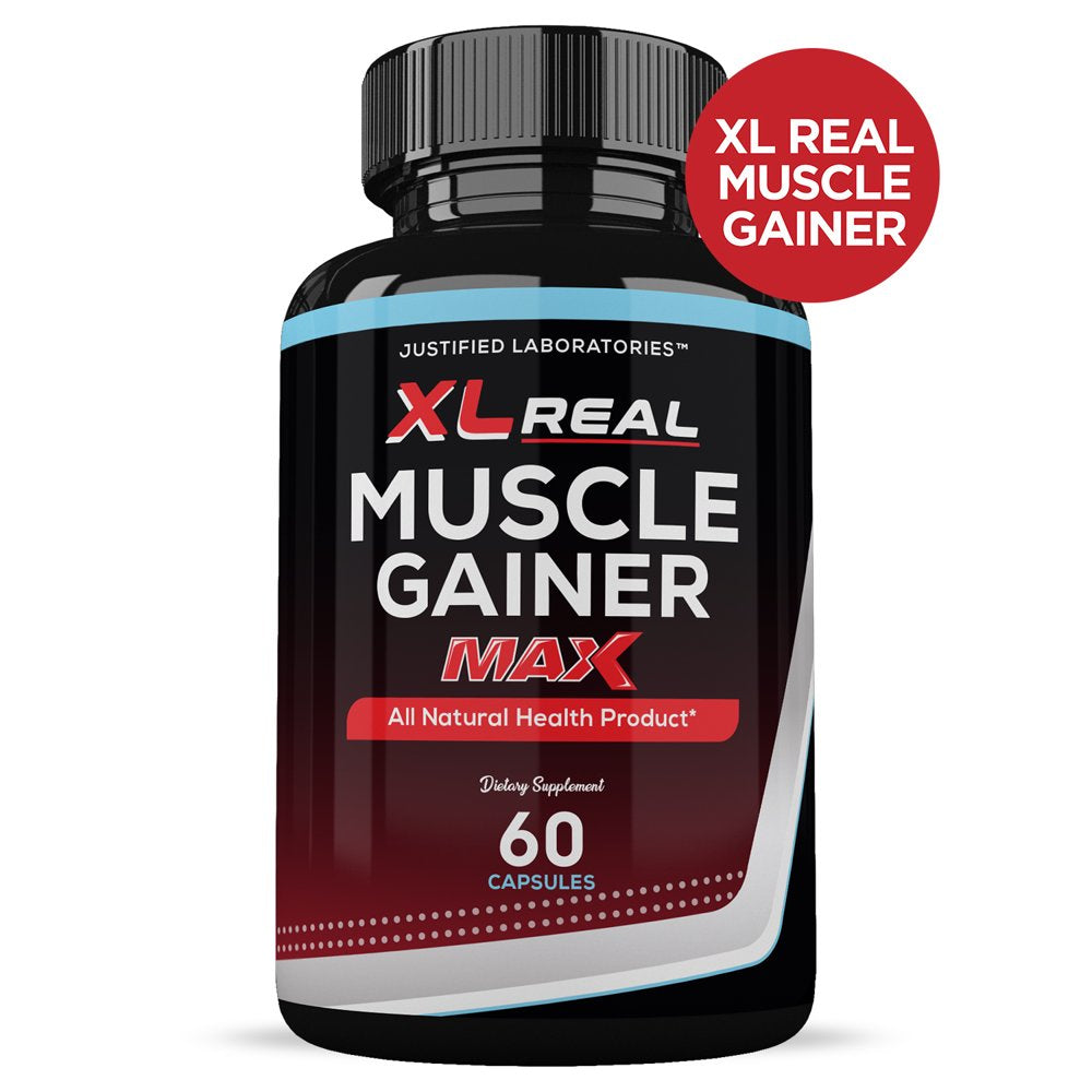 (3 Pack) XL Real Muscle Gainer Max Men’S Health Supplement 180 Capsules