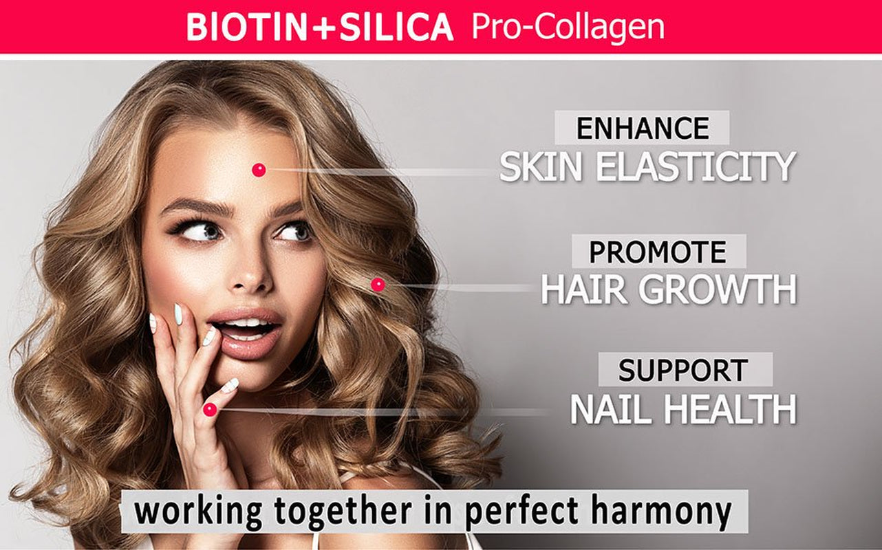 Vegan BIOTIN Drops with SILICA Pro-Collagen