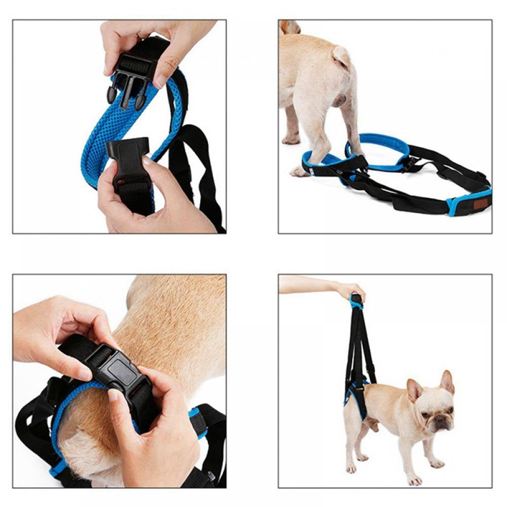 Dog Lift Harness, Dog Lift Support Harness for Weak Rear Legs, Veterinarian Approved Dog Handicap Harness Help for Small Medium Large Dogs, Adjustable Straps for Old, Disabled, Joint Injuries