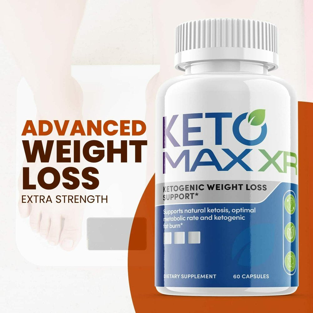 (5 Pack) Keto Max XR - Supplement for Weight Loss - Energy & Focus Boosting Dietary Supplements for Weight Management & Metabolism - Advanced Fat Burn Raspberry Ketones Pills - 300 Capsules