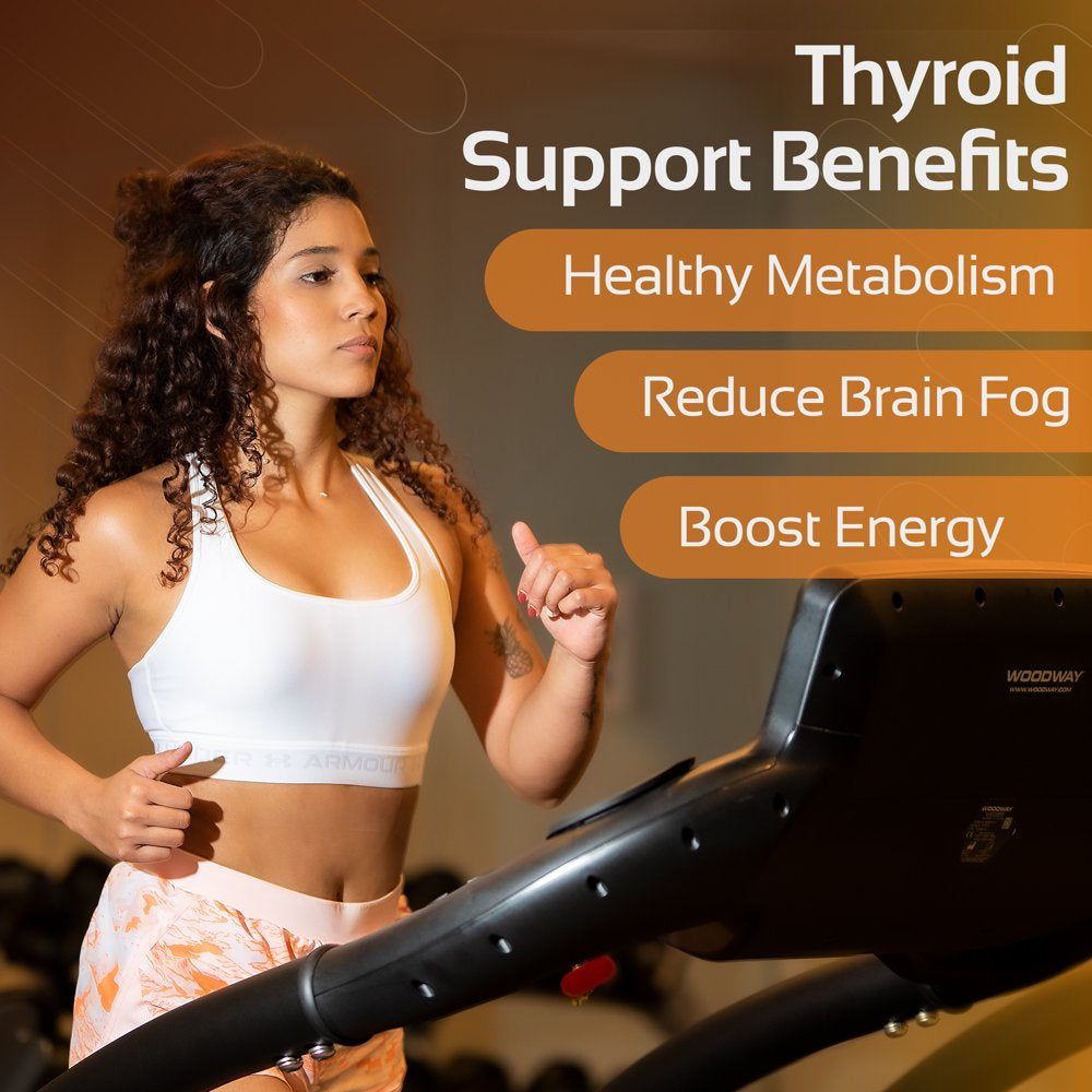 COGNITUNE Natural Thyroid Support for Energy & Metabolism with Iodine, Ashwagandha, Vitamin B12, Magnesium, Selenium & More