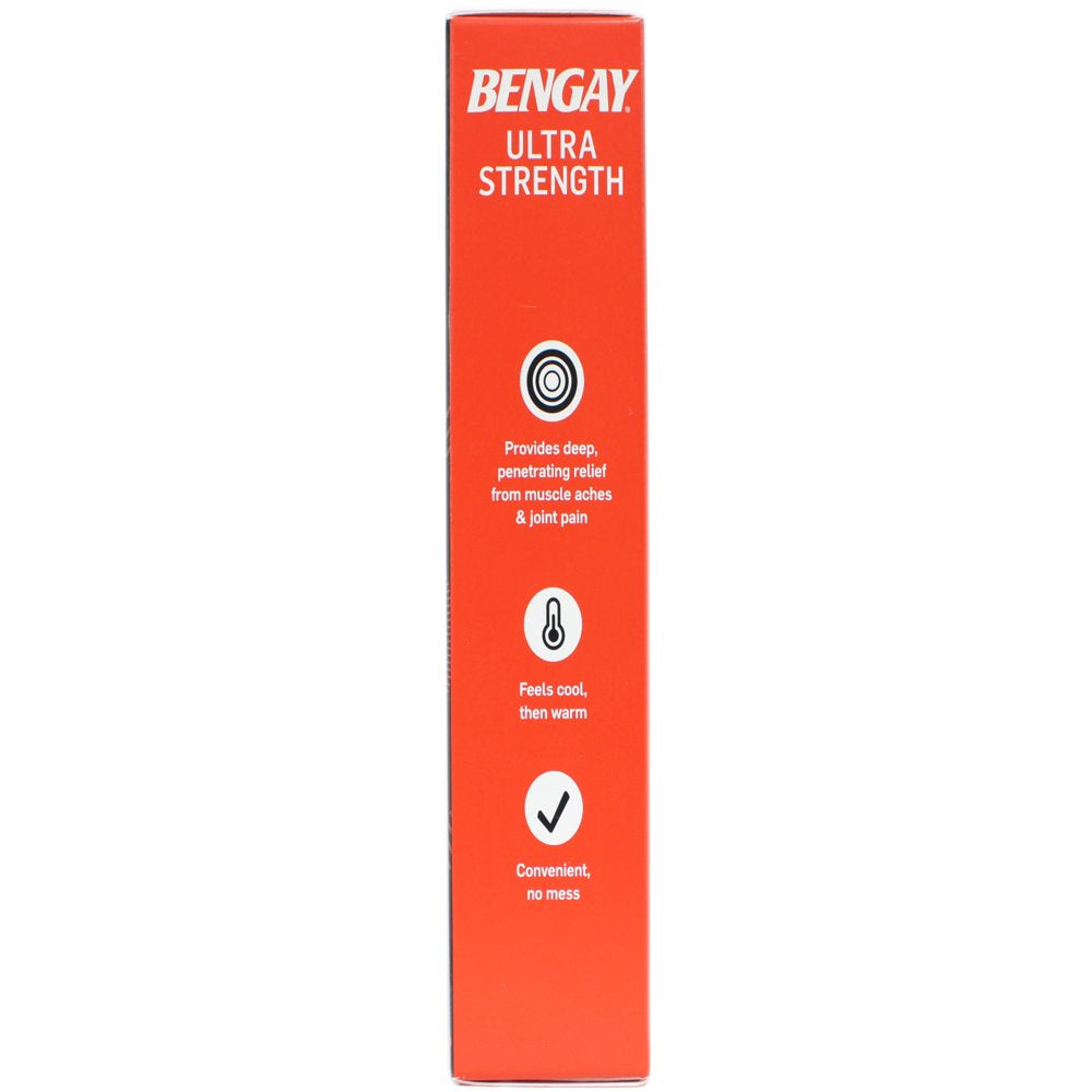 2 Pack - Bengay Ultra Strength, Pain Relieving Patch, Large Size, 4 Count Each