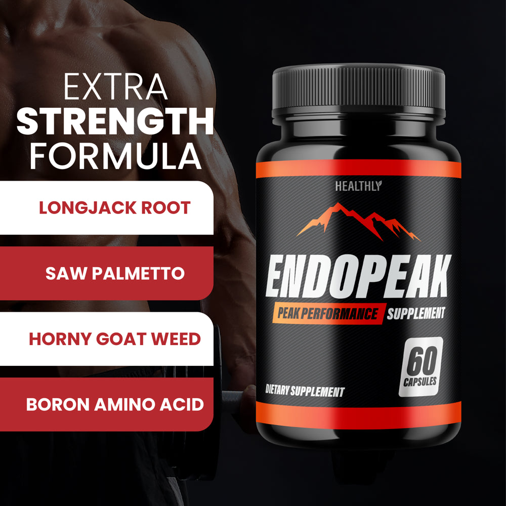 (3 Pack) Endopeak Supplement Male Support Powder Pills Pump Extra Strength Formula (180 Capsules)