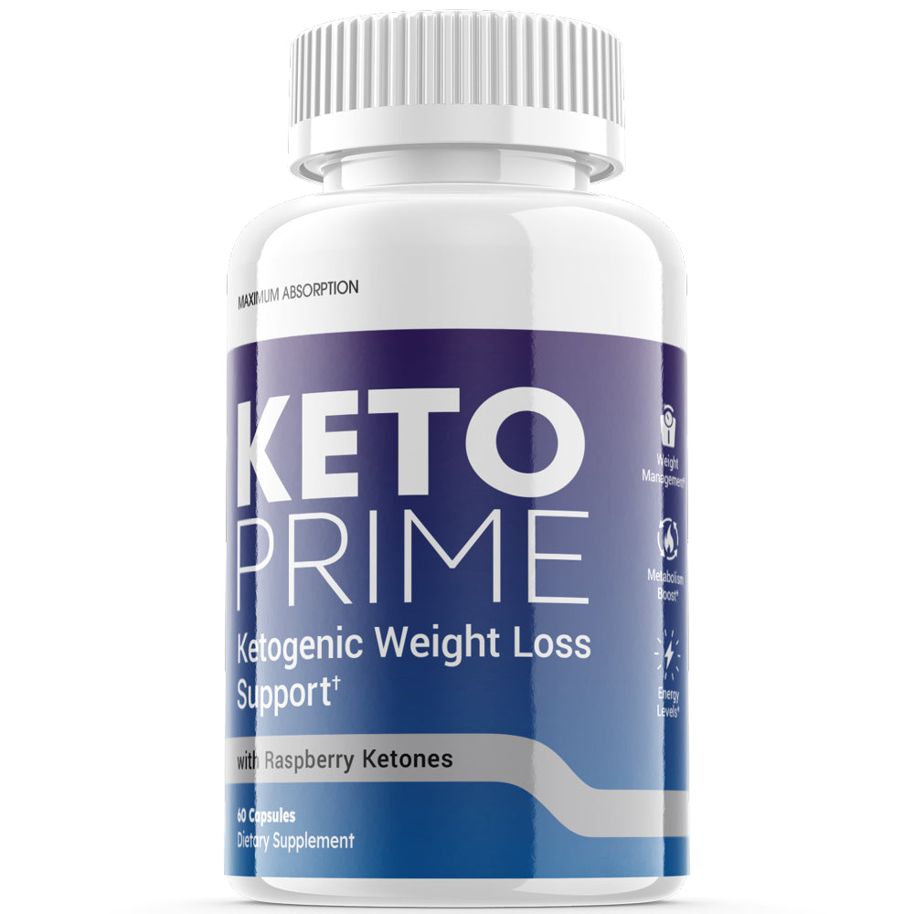 (1 Pack) Keto Prime - Supplement for Weight Loss - Energy & Focus Boosting Dietary Supplements for Weight Management & Metabolism - Advanced Fat Burn Raspberry Ketones Pills - 60 Capsules