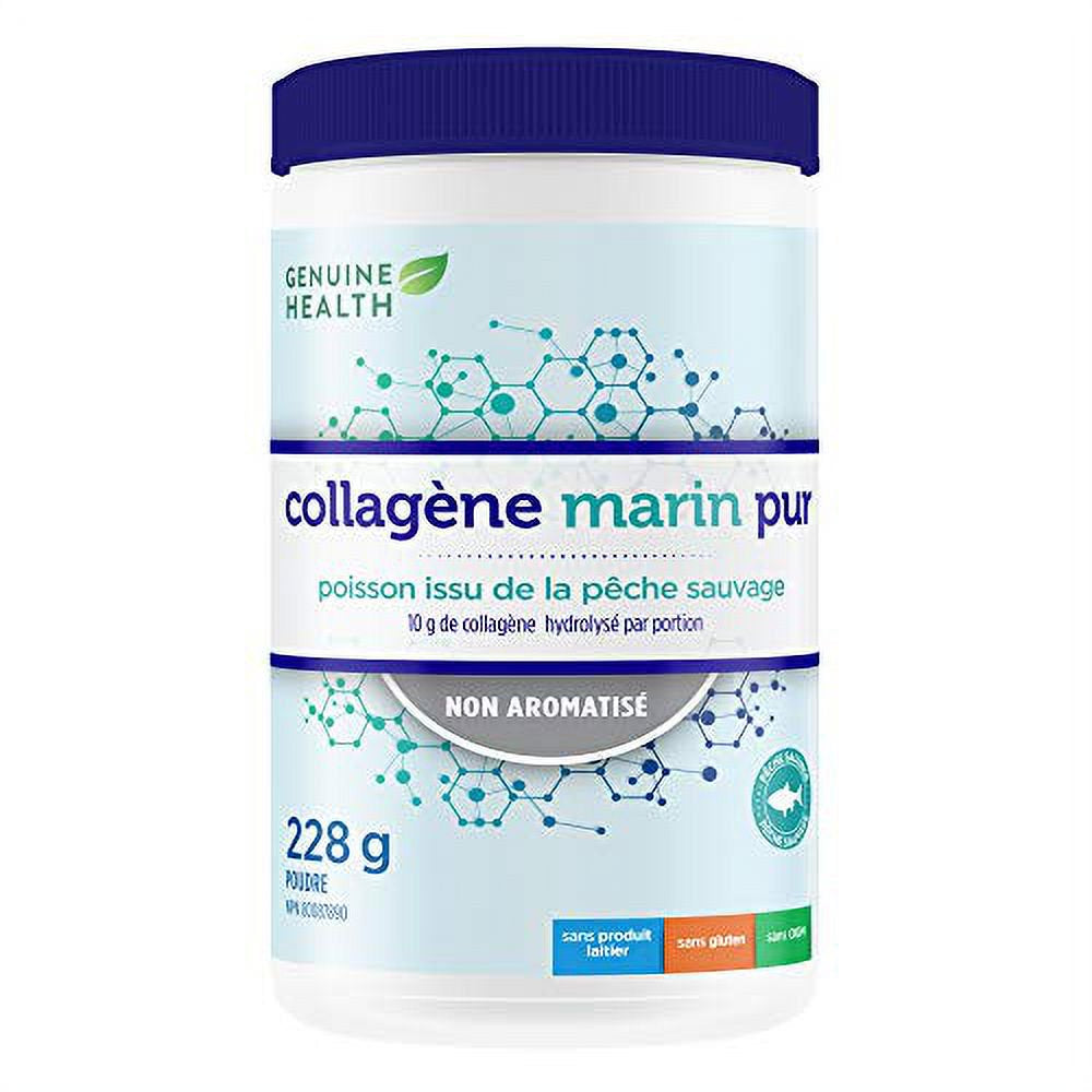 GENUINE HEALTH Unflavoured Marine Clean Collagen, 210 GR