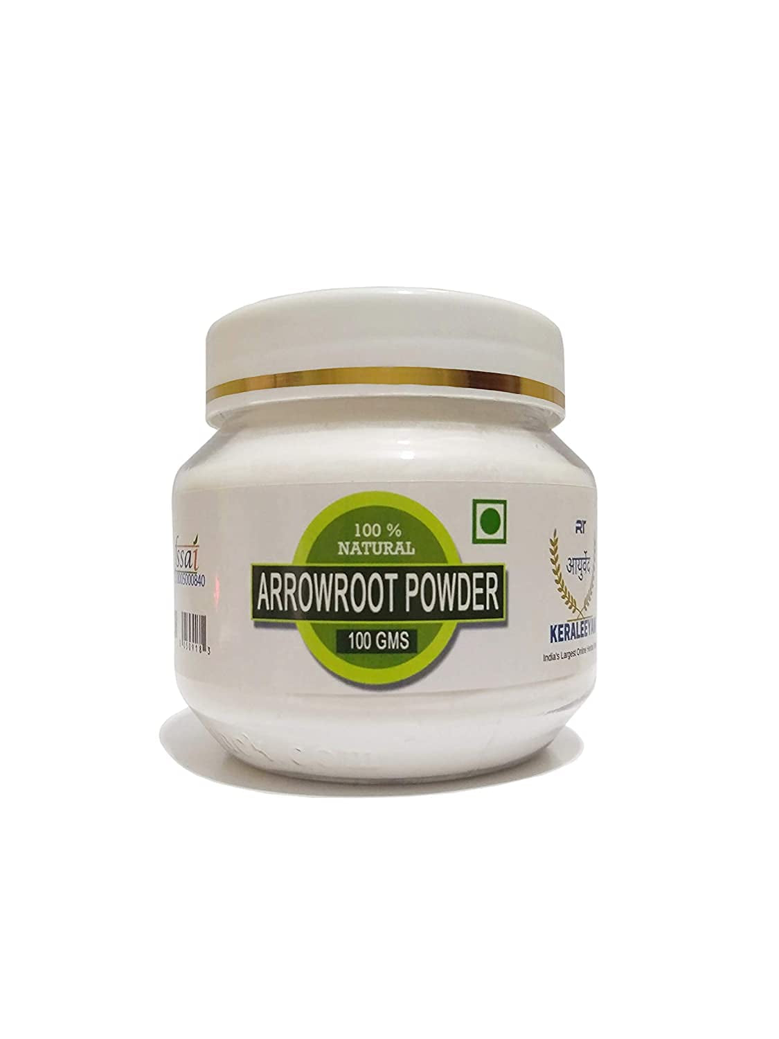 Verem Arrowroot Powder for Skin Care, 100Gm