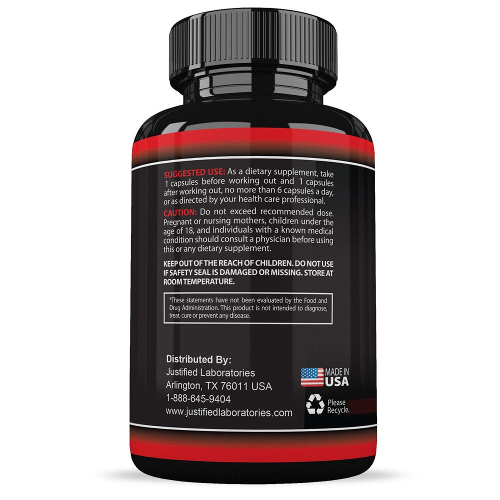 Nitric Oxide Xtreme 5000 Extreme L Arginine Increase Muscle Strength Pump Boost - 60 Capsules