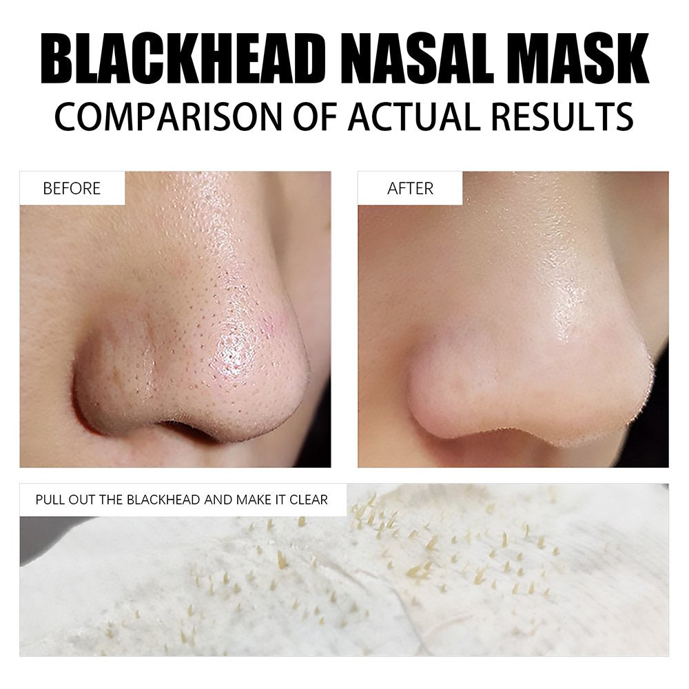 Peel off Mask Nose Blackhead Remover Gel Mask with 60 PCS Mask Paper Pore Deep Cleansing Facial Beauty Care 30G New TOPOINT