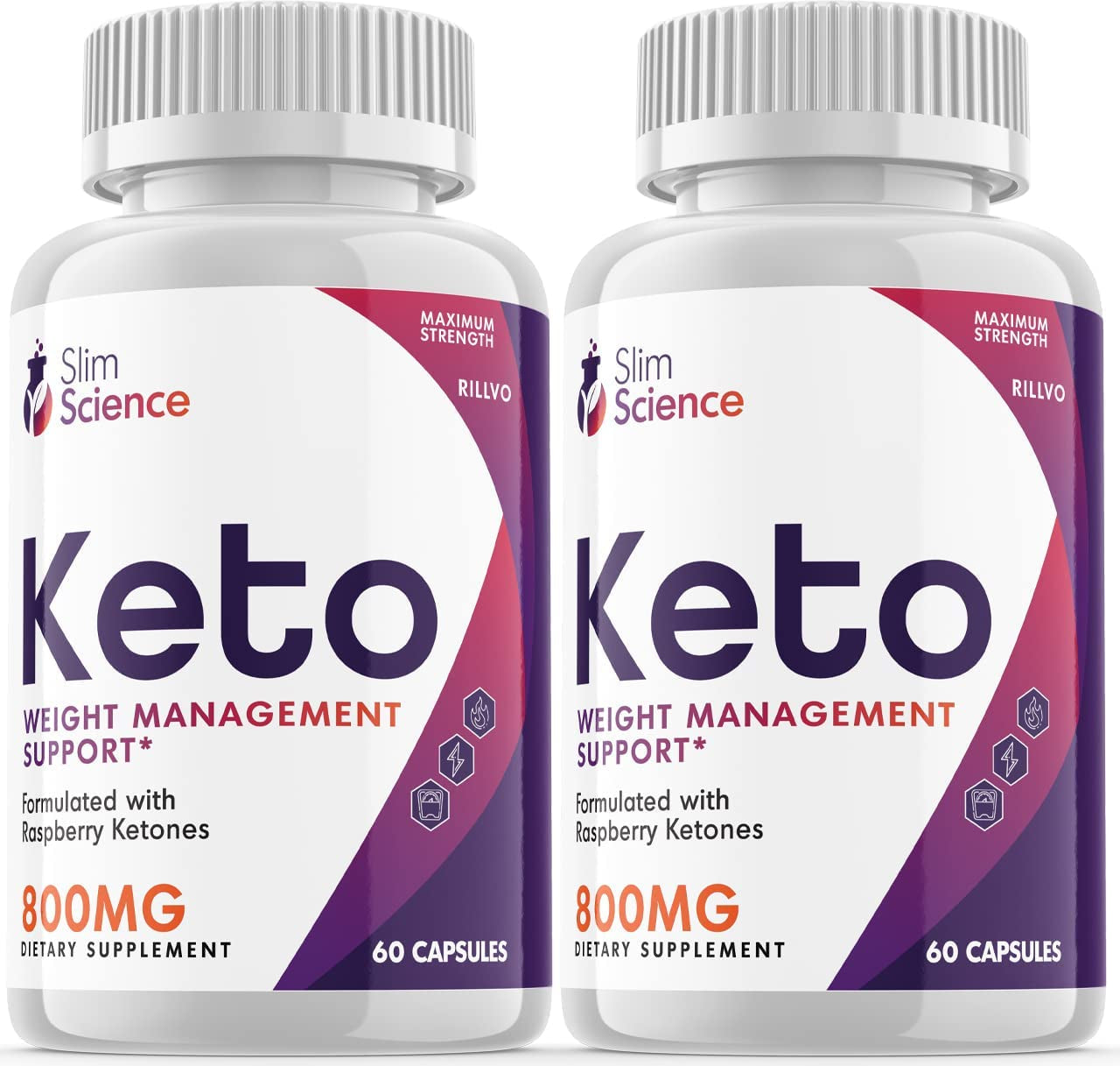 (2 Pack) Slim Science Keto Pills Weight Management Support Advanced Formula (120 Capsule)