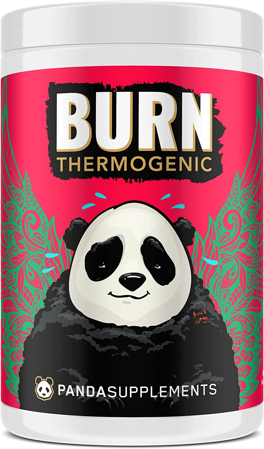 Underground Bio Labs Panda Burn Thermo Fat Burning Powder - 25 Serving, Focus, Appetite Suppressant, Sustainable Energy, Metabolism Booster (Strawberry Watemelon)