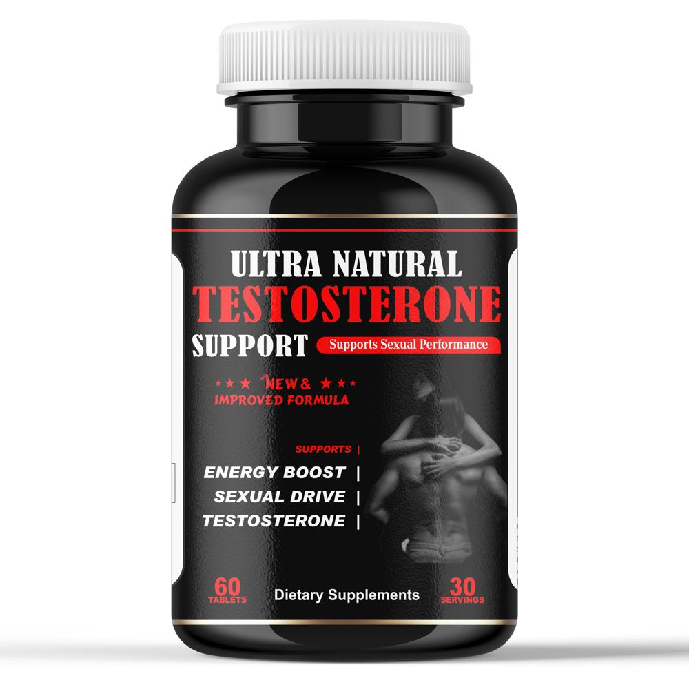 Ultra Natural Testosterone Supplement for Stamina, Strength, Endurance, Muscle Growth Daily Supplement 60Ct by America'S Best Deals