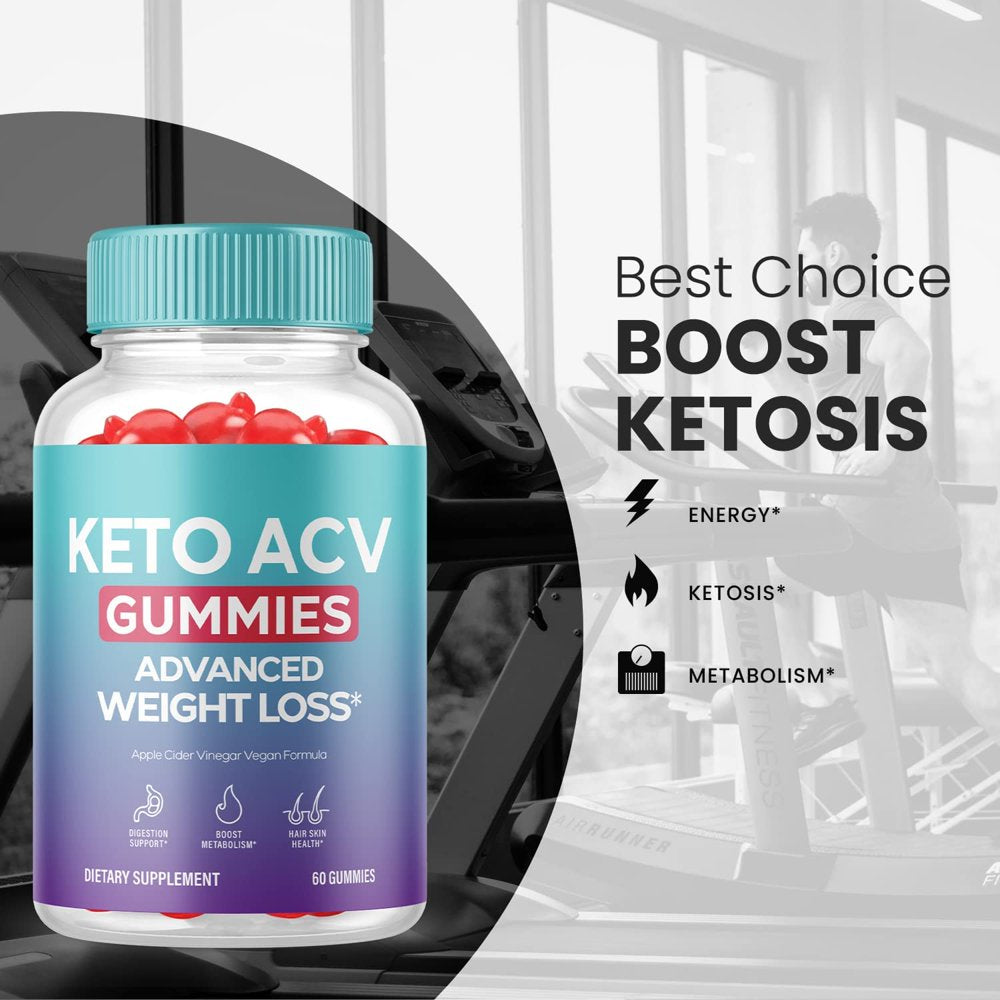 (2 Pack) Keto ACV Gummies - Energy & Focus Boosting Dietary Supplements for Weight Management & Metabolism - Fat Burn - 120 Gummies