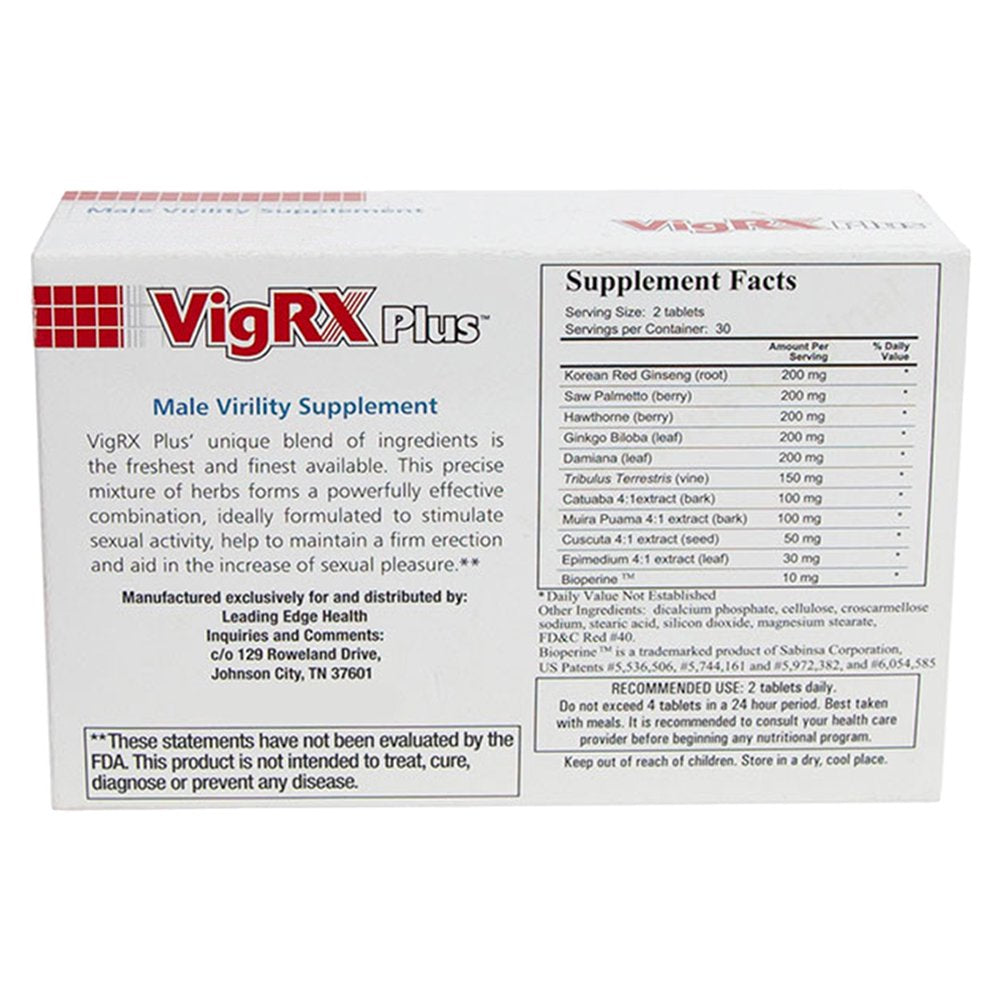 Vigrx plus Male Improvement Dieatry Supplement (60 Tablets)