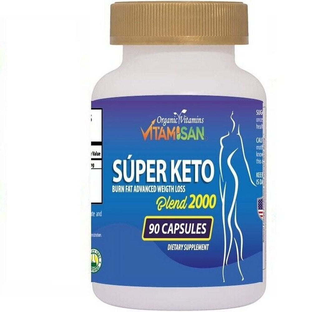 Super Keto Weight Loss Fat Burner Flat Belly Slim Body -90 Capsule