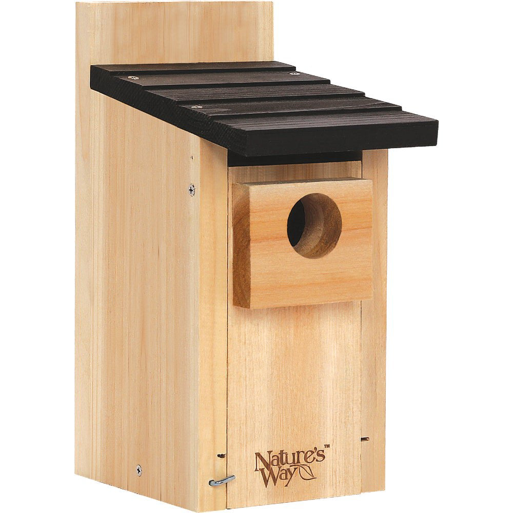 1 PK, Nature'S Way 5.5 In. W. X 12 In. H. X 8 In. D. Natural Cedar Bluebird House