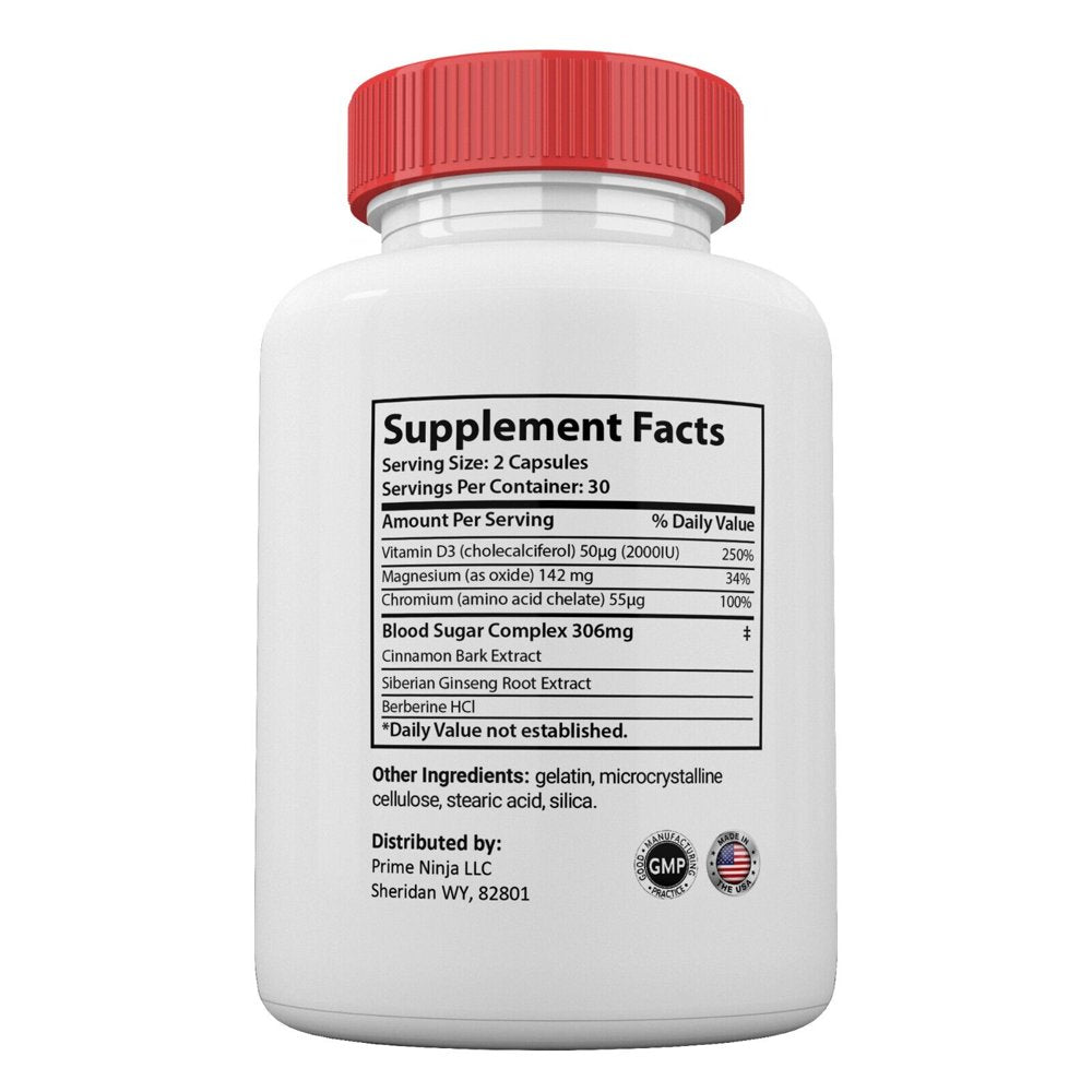 Glucofort Blood Sugar Support Capsules, Glucofort Pills Advanced Formula 60 Capsules