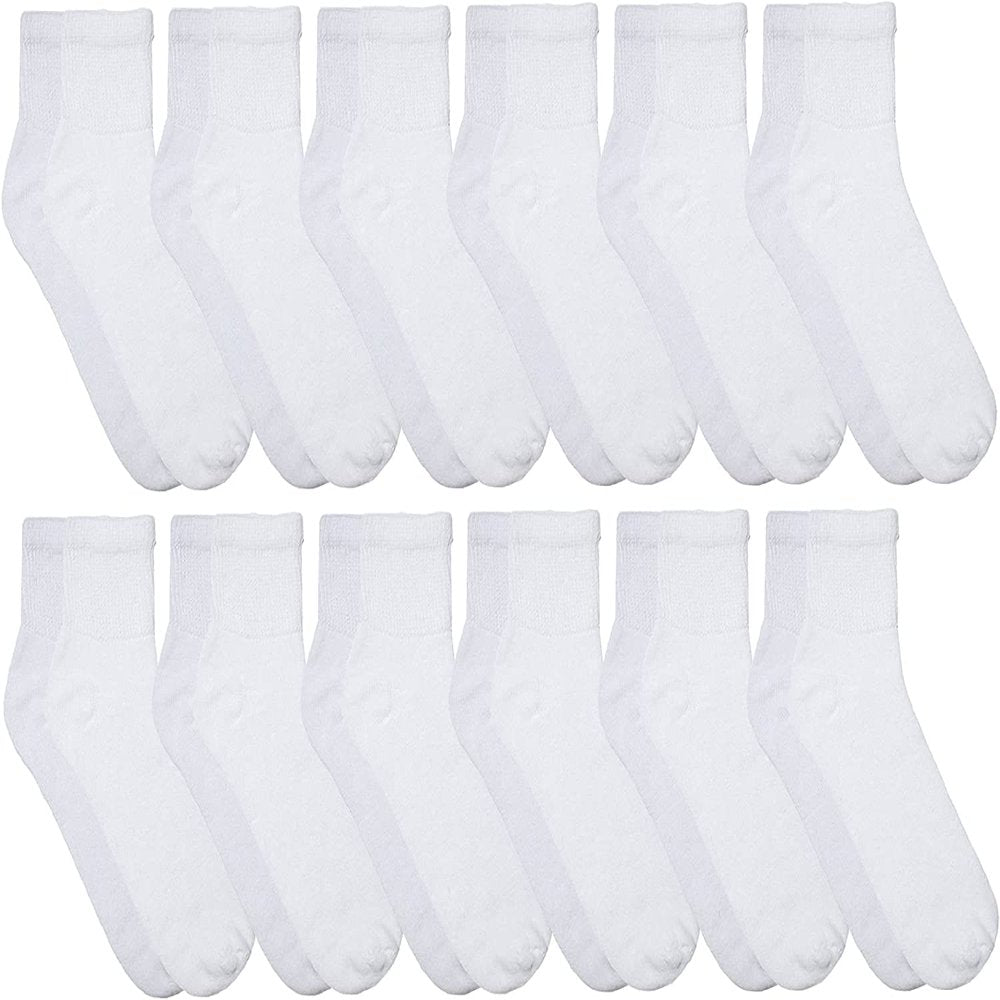 Yacht & Smith Men'S and Women'S Diabetic Neuropathy Edema Socks, Cotton Crew, Ankle Medical Sock