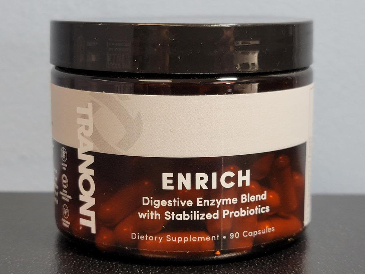 Tranont Enrich Digestive Enzyme Blend W/ Probiotics 90 Capsules