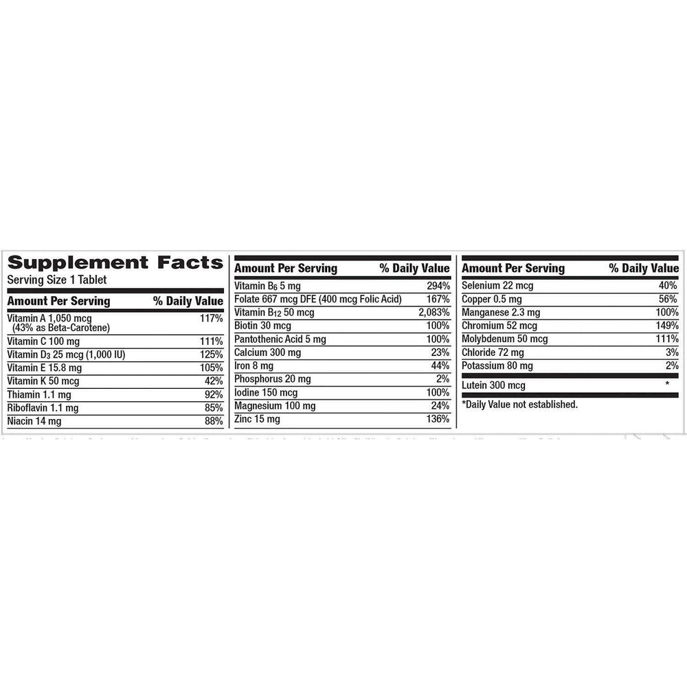 Centrum Silver Women Multivitamin Tablet, Age 50 and Older 200 Ct.