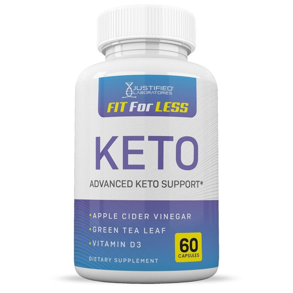 (3 Pack) Fit for Less Keto ACV Pills 1275Mg Alternative to Gummies Dietary Supplement 180 Capsules