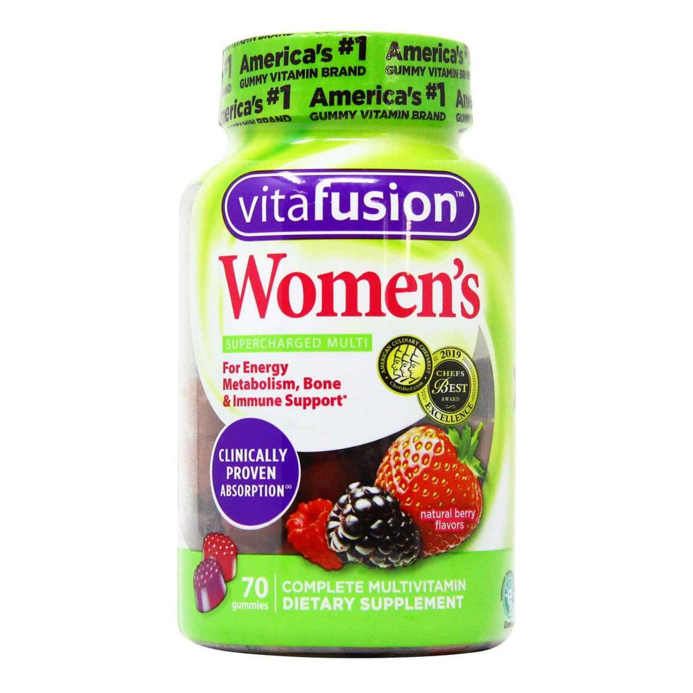 Vitafusion Womens Complete Multivitamin Berry - 70 Gummies
