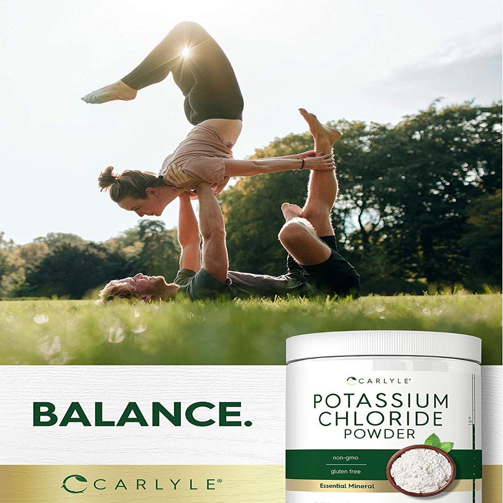Potassium Chloride Powder | 16 Oz | Food Grade | Vegan Formula | by Carlyle