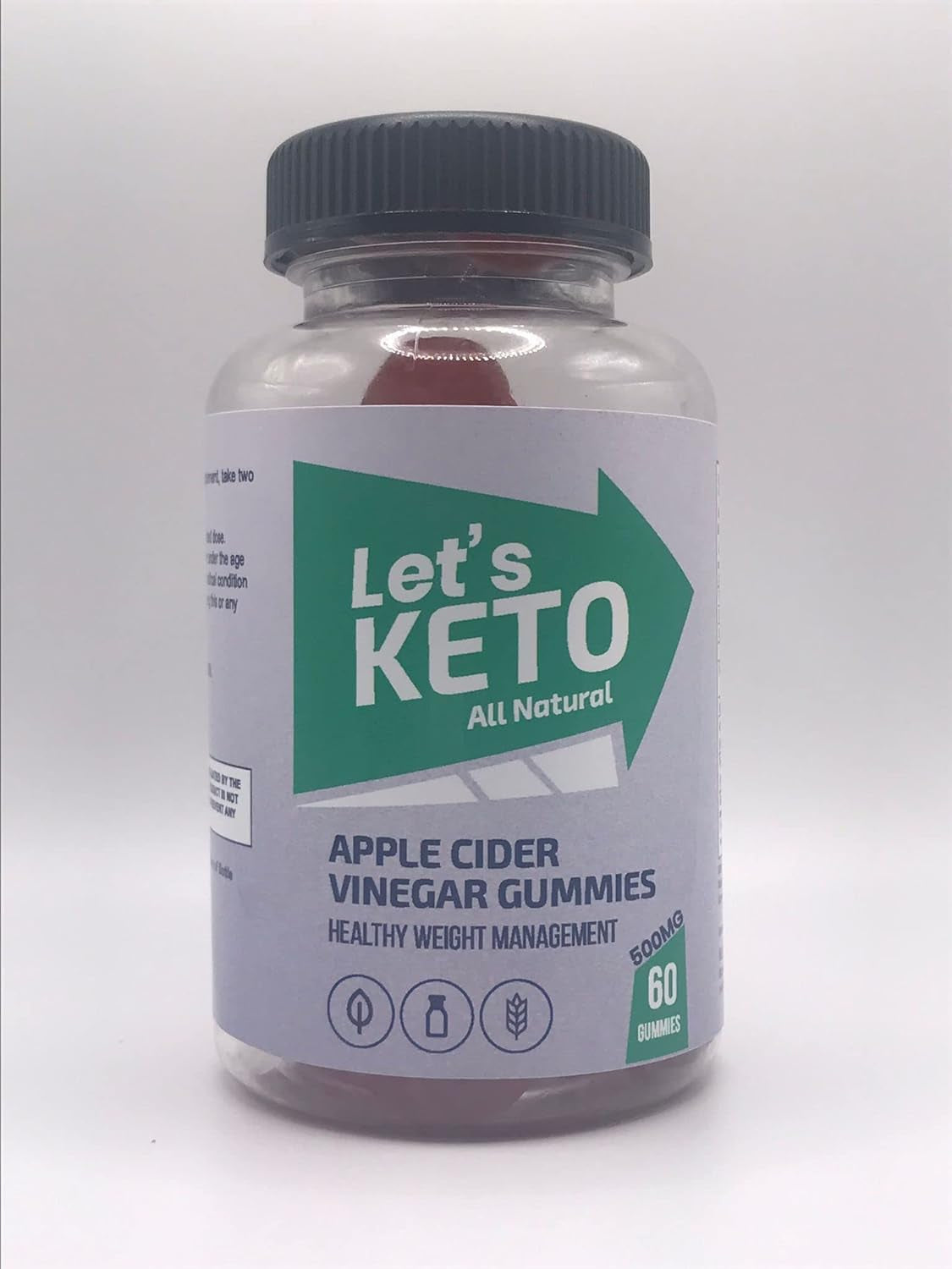 Zonata Let'S Ketó Gummies, Let'S Ketó ACV Gummies, 60 Gummies (Pack of 1)